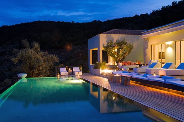 Villa Eudokia   Griechenland Ferienhaus Mittelmeer atemberaubend 