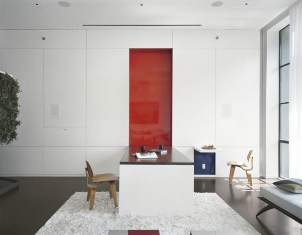 dynamisches  Modernismus rot weiß 