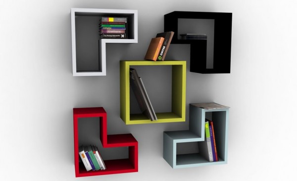 kreative Bücherregale  modern modular  faszinierend  leicht 