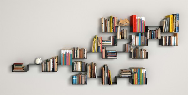 Bücherregale  modern modular  faszinierend  leicht interessant