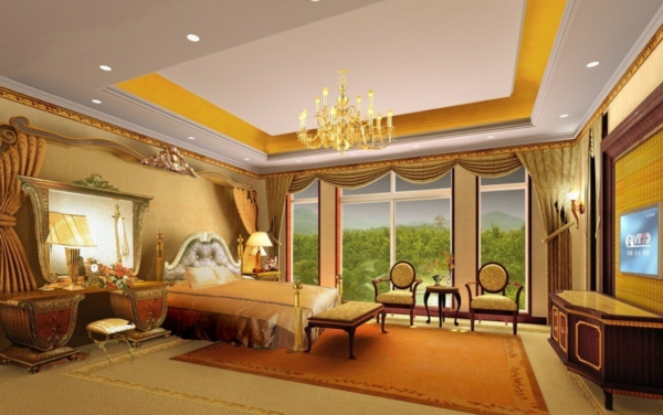 luxuriöse Villa  Qatar prächtig  Marmorsäulen Gold Kronleuchter 
