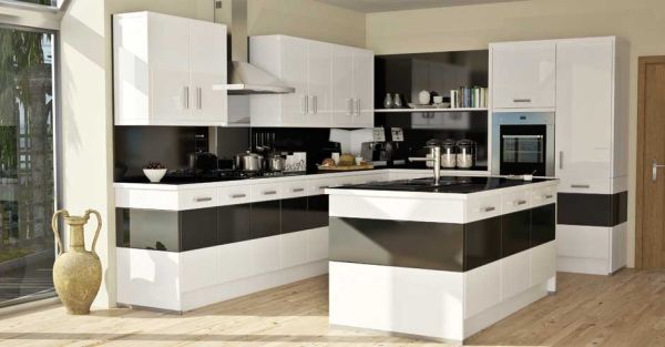 10 farbkombinationen für moderne küchen schwarz weiß