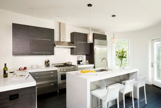 Dekoration Küche grau weiß Möbel