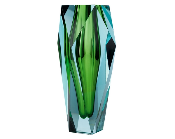 Vase Dekoration in Smaragdgrün