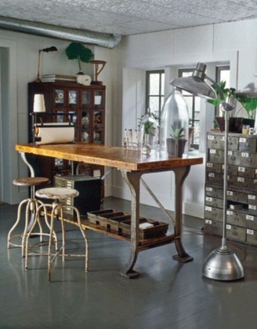 industiriell design tisch stuhl 