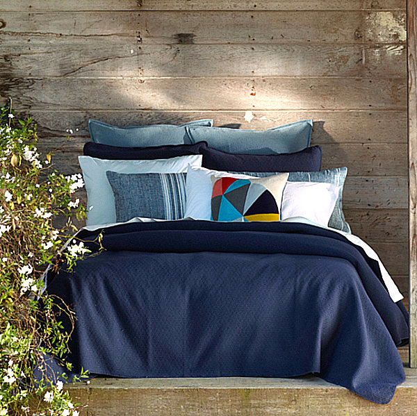 nachhaltig blau Schaden Bett  Decke  Kissen Haus Dekoration