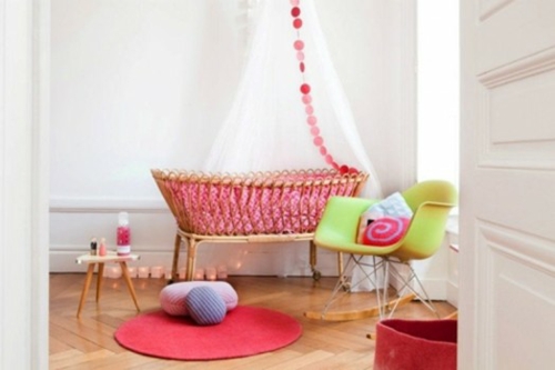 schönes vintage babyzimmer design romantische niedliche einrichtung