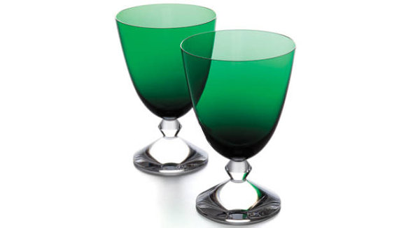 Dekoration in Smaragdgrün glas modern 