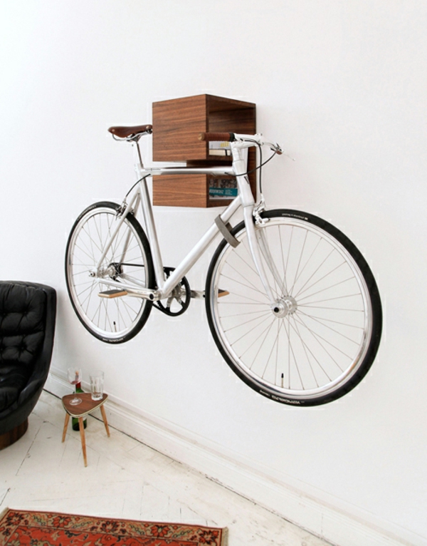 Bücherregal Fahrradständer holz sofa tisch