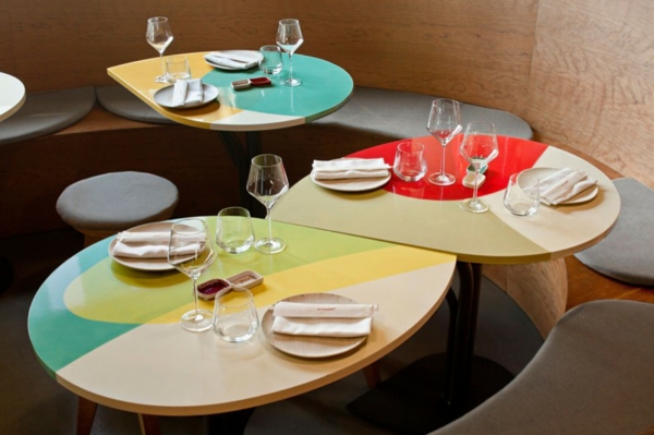 Design Restaurant spanien tisch bunt besteck