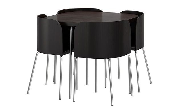 Fesselnde Küchentische Stühle schwarz