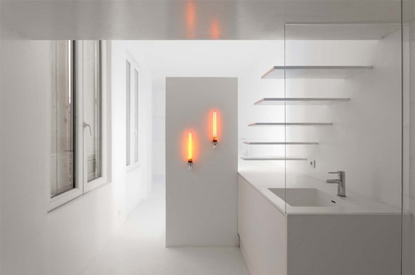Modern Apartment innovative Techniken  für Beleuchtung badezimmer