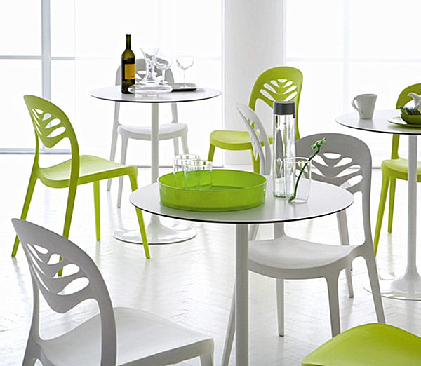 Modern Fesselnde Küchentische und Stühle weiß