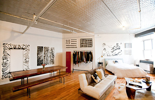 Modern New York Studio Appartements wohnzimmer