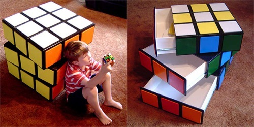 Rubiks kubus Ideen Schubladen