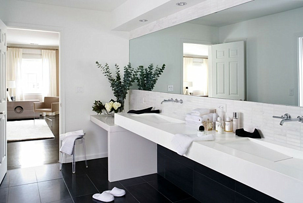 elegante badezimmer renovierung ideen weiß spiegel spüle