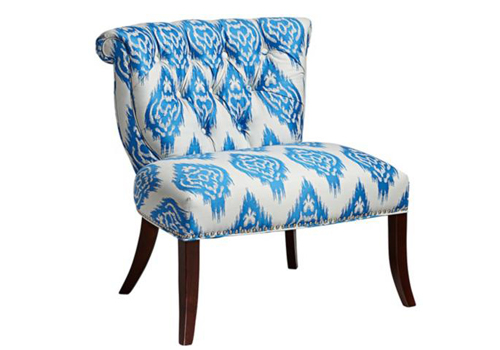 blau - weiß gemusterte sofa Designs