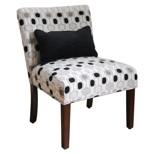 gemusterte Stuhl Designs weiß schwarz
