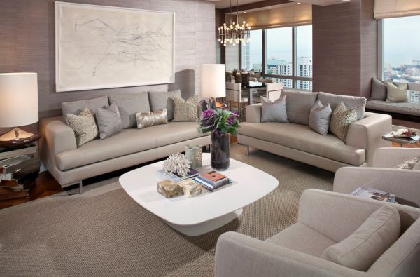 graue Designs wohnzimmer tisch couch