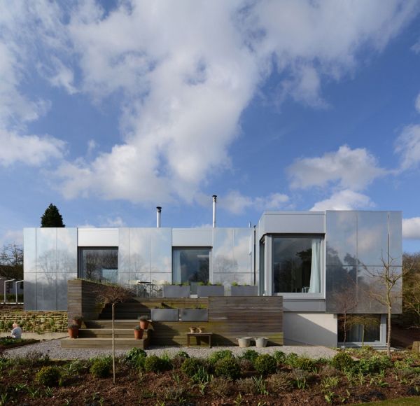 grünes Haus Smart Technologie zeitgenössisches Design architektur