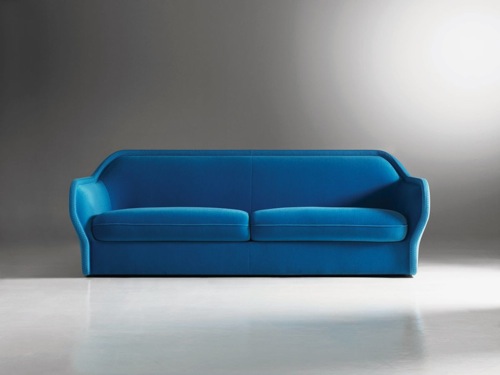 minimalistische Sofas blau