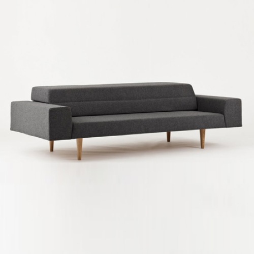 minimalistische Sofas grau