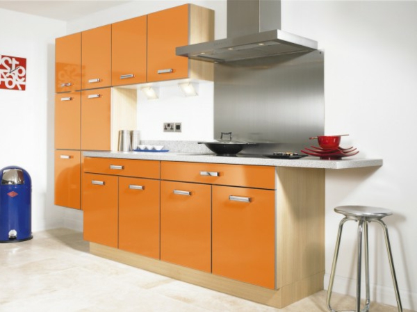 Küchen Designs Orange spüle schrank