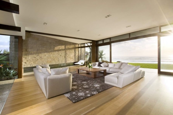  Residenz dramatisch Ozean Blicke wohnzimmer weiß couch teppich kaffeetisch
