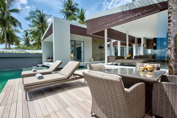 Mandalay Beach Villas stuhl tisch