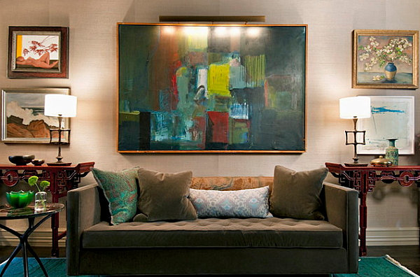 Wunderschöne Farbnuancen Haus braun couch bild