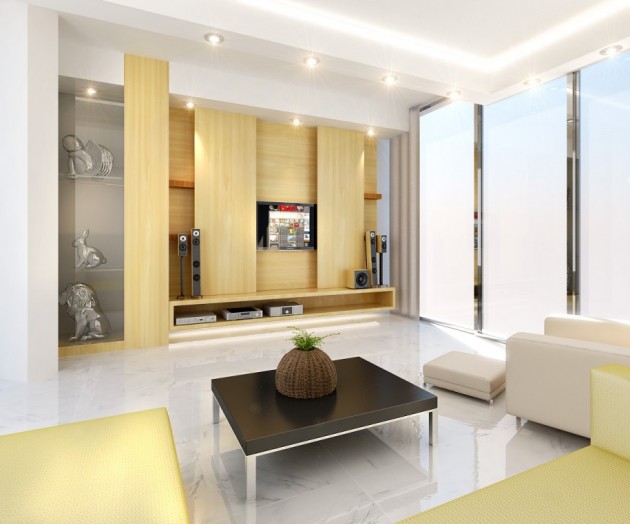 atemberaubende minimalistische Wohnzimmerdesigns kaffeetisch couch