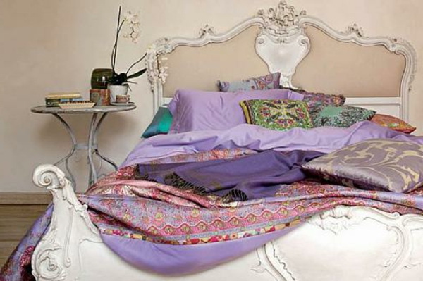 coole Ideen für Bettkopfteile bett lila