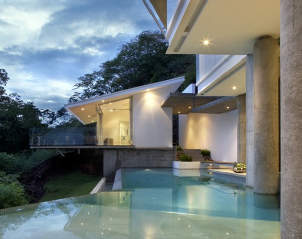erstaunliche tropische Villa archtektur schwimmbecken