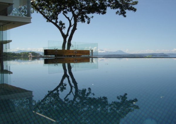 erstaunlich tropische Villa terrasse schwimmbecken