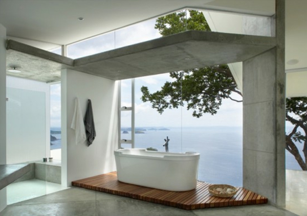 erstaunlich tropische Villa wanne badezimmer