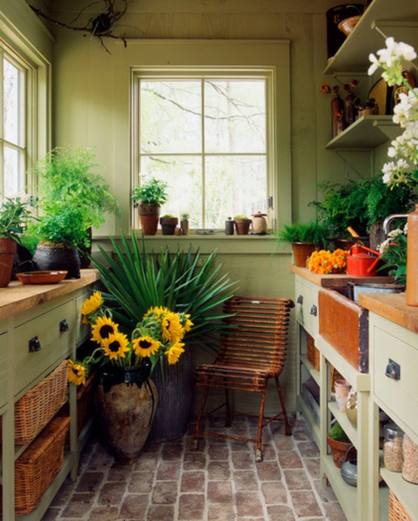 inspirierende Ideen für Gartenhütten Hinterhof stuhl pflanzen