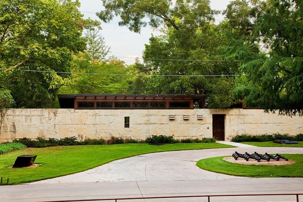 moderne elegante Residenz Texas landschaft