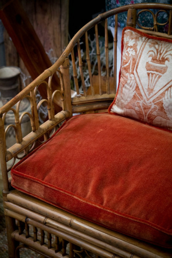 perfekten chinesischen Chippendale-Stil sofa rot