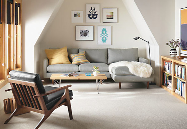 schick Interior tolle Stühle grau couch