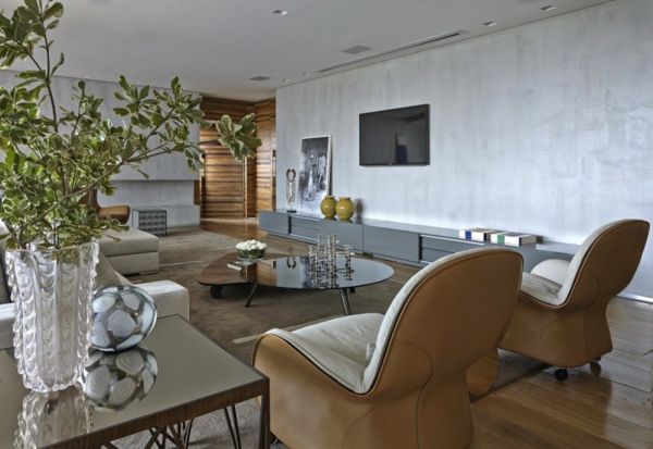 tolles Interior Apartment sofa vase tisch