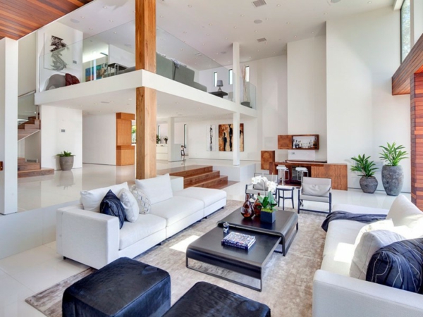 vorzügliche Residenz Beverly Hills weiß couch tisch