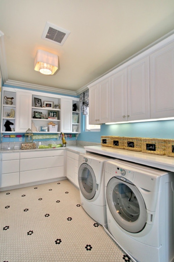 zeitgenössische smart Wäschereiräume waschmaschine modern küche