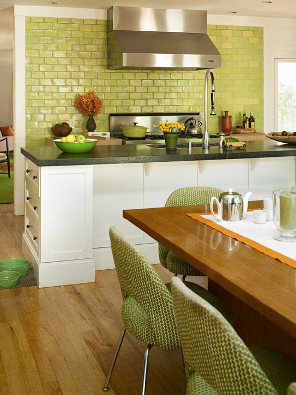 Auswahl der Farbe grün holz tisch kücheninsel spüle stuhl