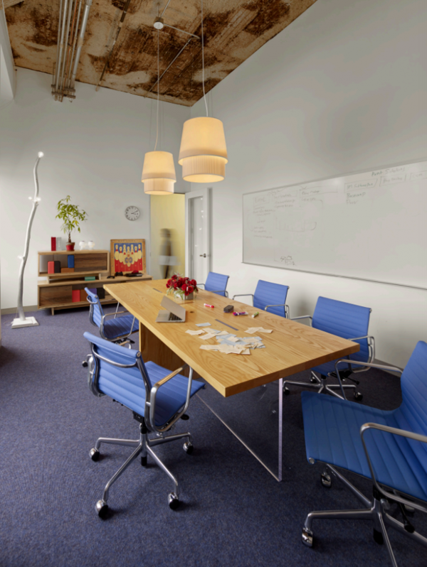 Inspirierend Büro Silicon Valley blau stuhl tisch