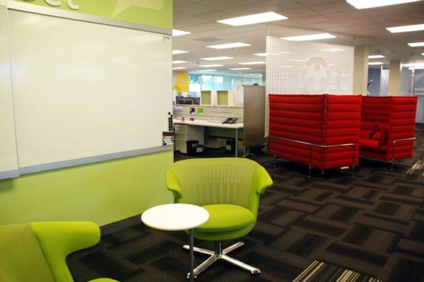 Inspirierend Büro grün sofa
