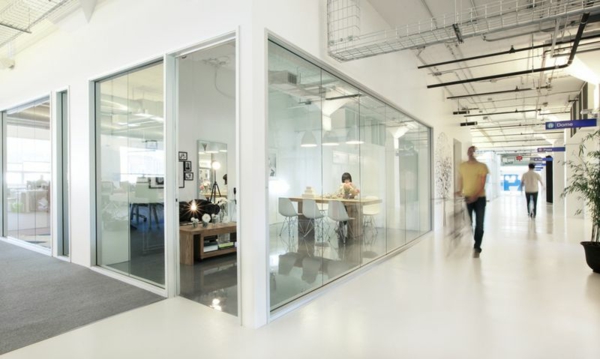 Inspirierende Büros Silicon Valley glaswand
