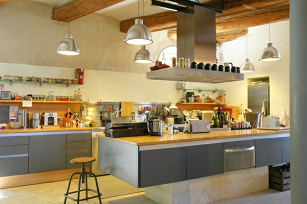 Küchen Designs grau schrank