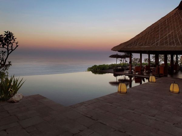 Urlaubsorte Bali indischer ozean sonnenuntergang