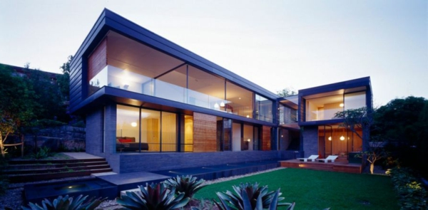 stilvolles Haus Australien glas architektur