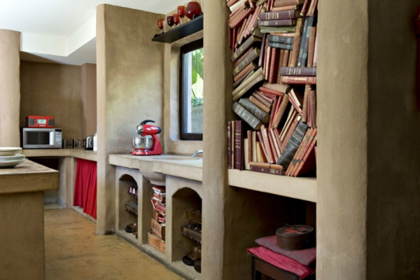 Bücher dekorieren wunderbar Ihre Wohnung regale küche